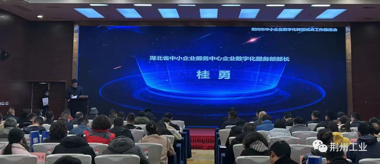 荆州市中小企业数字化转型试点工作宣贯会米博体育 米博官网成功举办(图3)