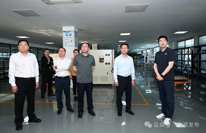 副市长周松来金调研产业发展情况米博体育(图2)